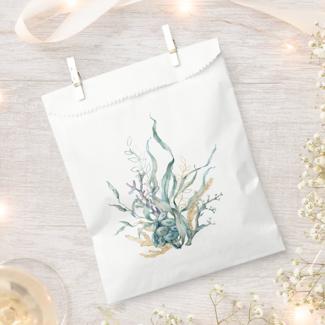 Sachets En Papier Sous la mer Jellyfish Favor Bags (Coupé)