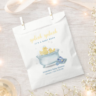 Sachets En Papier Splish Splash Maman Canard Bébé Douche