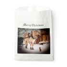 Starry Noël nuit à la ferme avec cheval