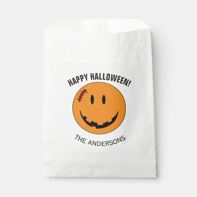 Sachets En Papier Style Halloween en face ID224 (Devant)
