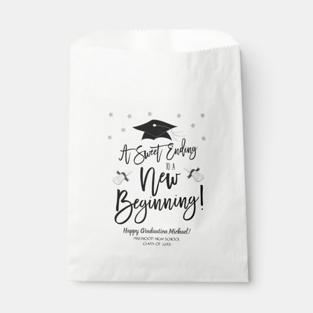 Sachets En Papier Sucré finissant par un nouveau traitement de bonbo (Devant)