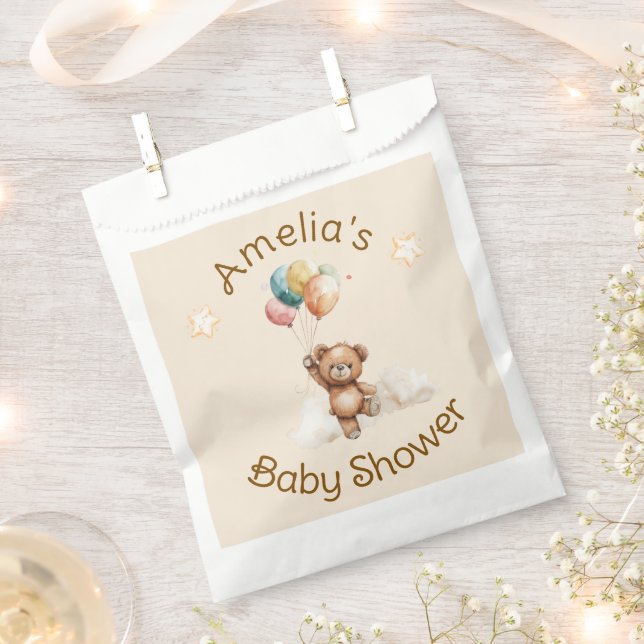 Sachets En Papier Sweet Little One on the Way Neutral Baby Shower (Coupé)