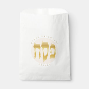 Sachets En Papier Symboles de pêche de Seder Kosher