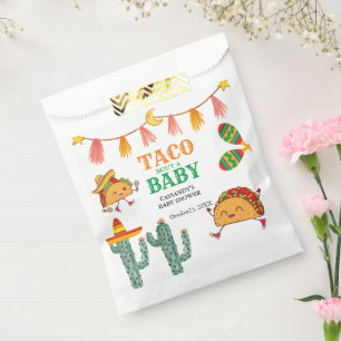 Sachets En Papier Taco bout Baby Baby shower mexicain faveurs