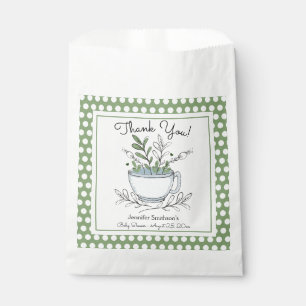 Sachets En Papier Tea Cup Tea Party Baby shower