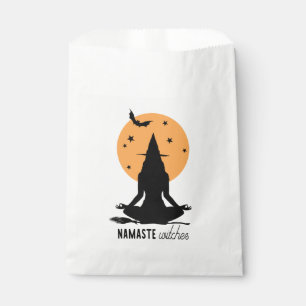 Sachets En Papier Témoins de yoga d'Halloween contemporain