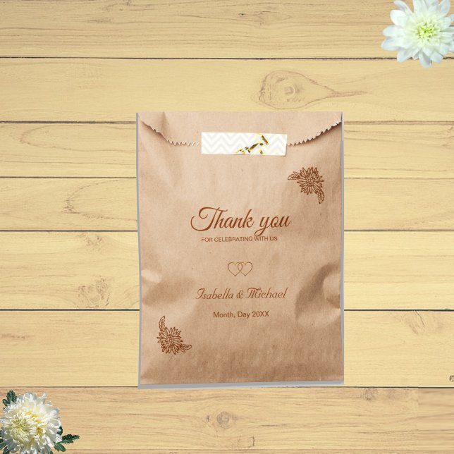 Sachets En Papier Terre cuite moderne (Créateur téléchargé)