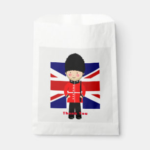 Sachets En Papier Thème Londres Merci Union Jack