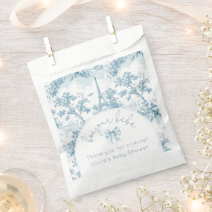 Sachets En Papier Toile de Jouy Bonjour Bebe Paris Merci