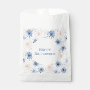 Sachets En Papier Toiles d'araignées Halloween Rose Bleu