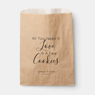 Sachets En Papier Tout ce dont vous avez besoin c'est un Cookie Wedd