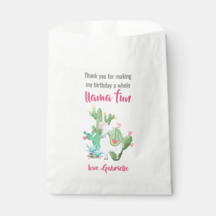 Sachets En Papier Toute la fête lama - Fête lama personnalisée