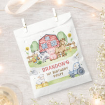 Tracteur Animaux de ferme 1er anniversaire