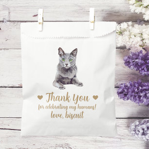 Sachets En Papier Traitement de chat Mariage Faveur Sac