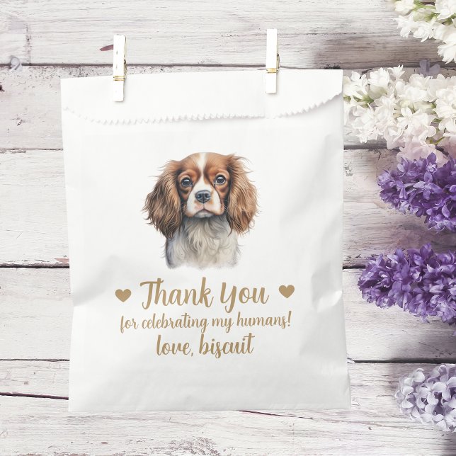 Sachets En Papier Traitement de chien Mariage Faveur Sac (Créateur téléchargé)