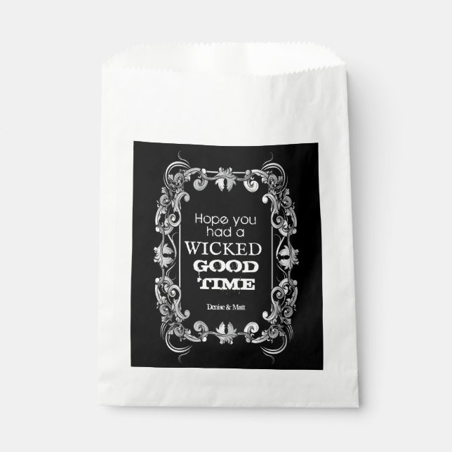 Sachets En Papier Traitements d'Halloween (Devant)