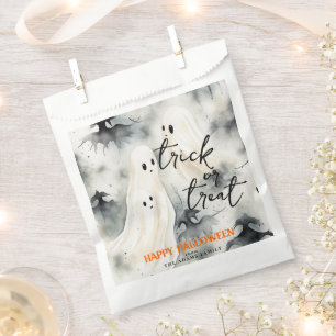 Sachets En Papier Trick Ou Treat Ghosts Personnalisé Halloween Happy