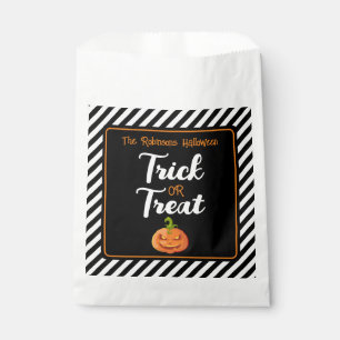 Sachets En Papier tricoter ou traiter halloween fête faveur cadeau a