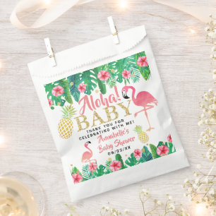 Sachets En Papier Tropical Summer Beach Luau Girls Baby shower