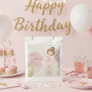 Sachets En Papier Tutu Ballerine Danseuse de Ballet Fille 5ème Anniv