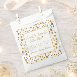 Sachets En Papier Twink, Twinkle Little Star Baby shower