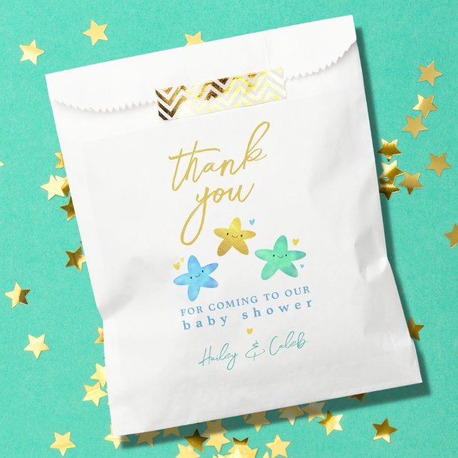 Sachets En Papier Twinkle Twinkle Little Star Baby shower (Créateur téléchargé)