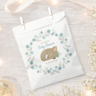 Sachets En Papier Un adorable Baby shower de la Faune