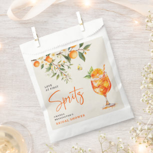 Sachets En Papier Un amour élégant dès le premier Spritz à la baby s