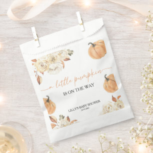 Sachets En Papier Un Baby shower Automne Un Peu Citrouille
