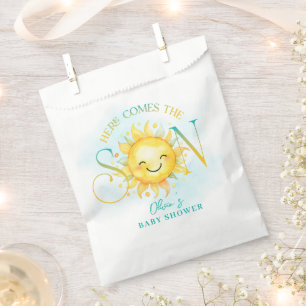 Sachets En Papier Un beau soleil, voilà le Baby shower du Fils