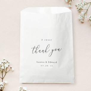 Sachets En Papier Un doux remerciement mariage donut bonbons sucreri