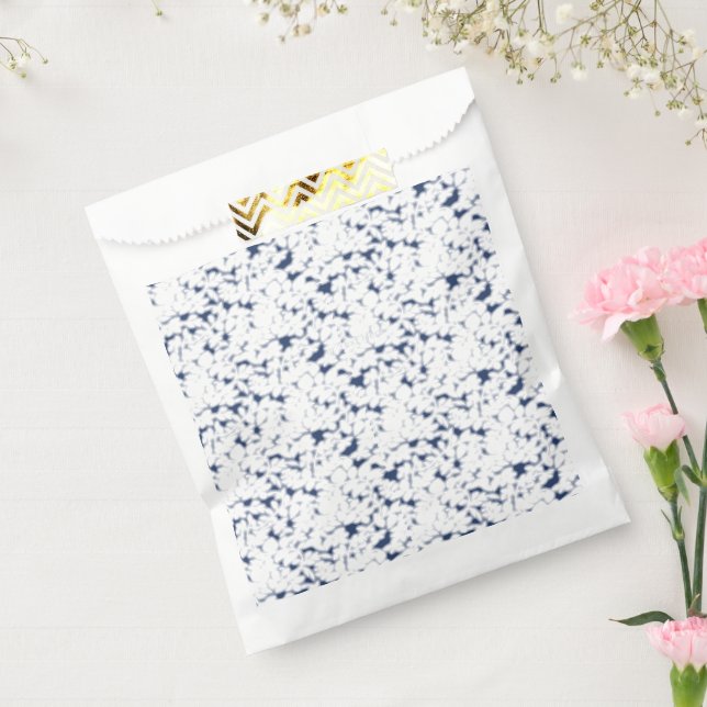 Sachets En Papier Un gros plan d'une hydrangée présente son p délica (Scellé)