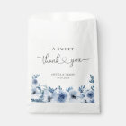 Un Merci doux | Boho Dusty Blue Floral Mariage