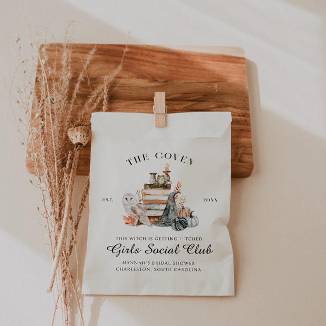 Sachets En Papier Un sort | Fête des mariées Halloween (Créateur téléchargé)