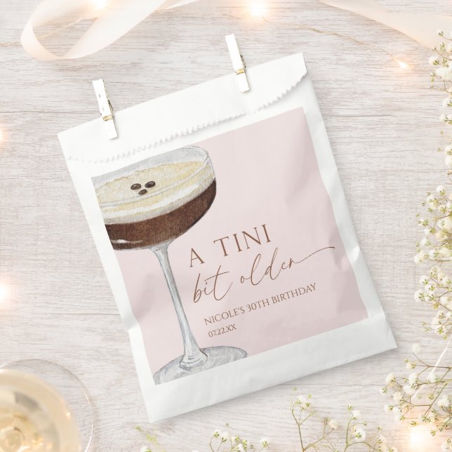 Sachets En Papier Un Tini Un Peu Plus Ancien Expresso Martini Annive (Coupé)