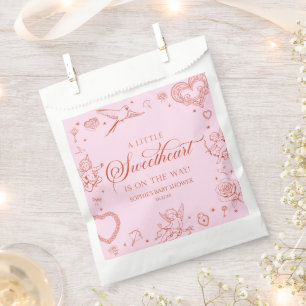 Sachets En Papier Une Saint-Valentin Petite Amour Bébé Shower