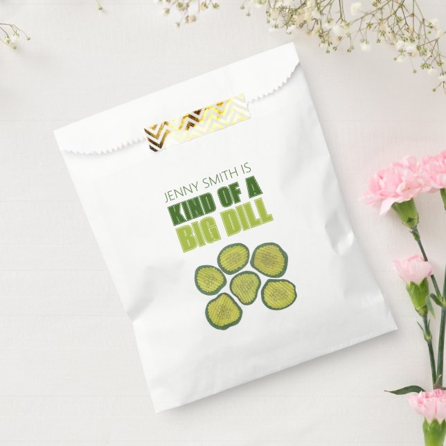 Sachets En Papier Une sorte de gros Dill Deal Green Pickle Chip Féli (Scellé)