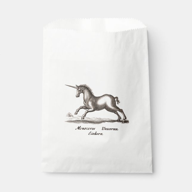 Sachets En Papier Unicorn Classic Running Magic Woodland Créature (Devant)