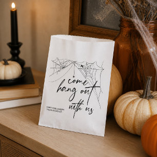 Sachets En Papier Venez traîner avec nous Araignée Halloween