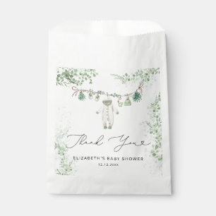 Sachets En Papier Vêtements pour bébés Boho Eucalyptus Baby shower M