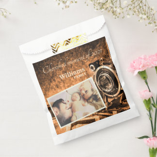 Sachets En Papier Vintage retro classique caméra rustique famille pe