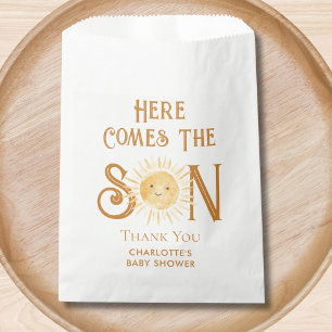 Sachets En Papier Voici Le Baby shower Fils Favor Sac