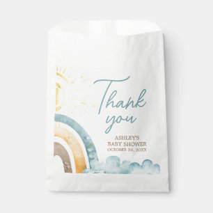 Sachets En Papier Voici Le Baby shower Son Retro
