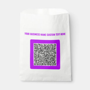 Sachets En Papier Votre sac de préférence personnalisé de code QR