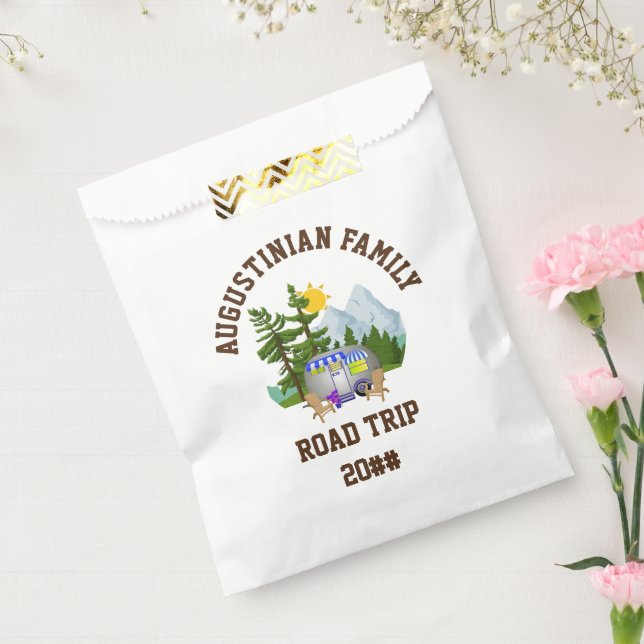 Sachets En Papier Voyage familial personnalisé Vie Van (Scellé)