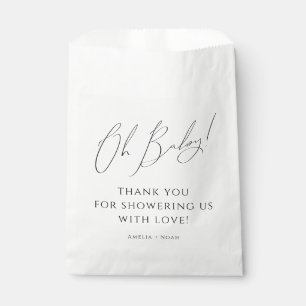 Sachets En Papier Whimsical Genre Neutre Oh Baby shower Merci