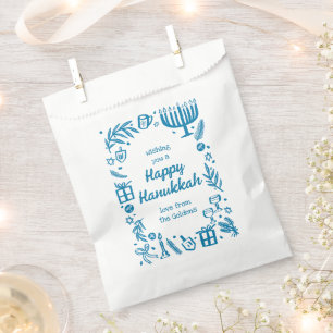 Sachets En Papier Whimsical Hanoukka Holiday Cute Custom