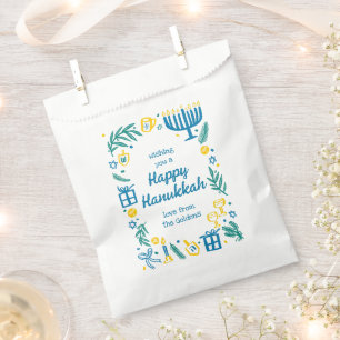 Sachets En Papier Whimsical Hanoukka Holiday Cute Custom