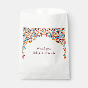 Sachets En Papier Whimsical Luxury ivoire Floral Style Mariage front