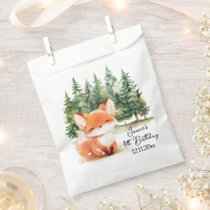 Sachets En Papier Whimsical Woodland Baby Fox 4e anniversaire